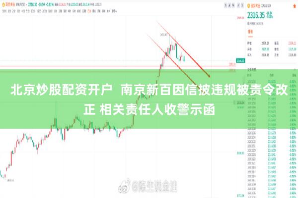 北京炒股配资开户  南京新百因信披违规被责令改正 相关责任人收警示函