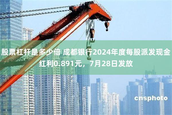 股票杠杆是多少倍 成都银行2024年度每股派发现金红利0.891元，7月28日发放