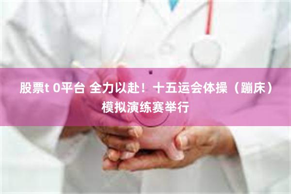 股票t 0平台 全力以赴！十五运会体操（蹦床）模拟演练赛举行