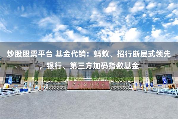 炒股股票平台 基金代销：蚂蚁、招行断层式领先，银行、第三方加码指数基金