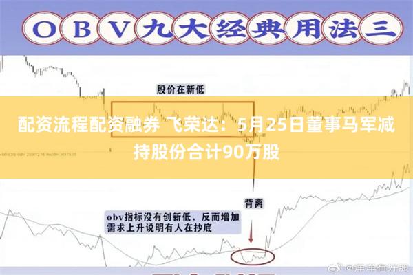 配资流程配资融券 飞荣达：5月25日董事马军减持股份合计90万股