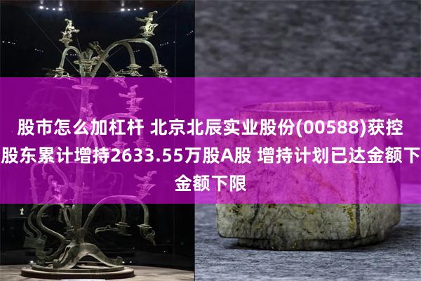 股市怎么加杠杆 北京北辰实业股份(00588)获控股股东累计增持2633.55万股A股 增持计划已达金额下限