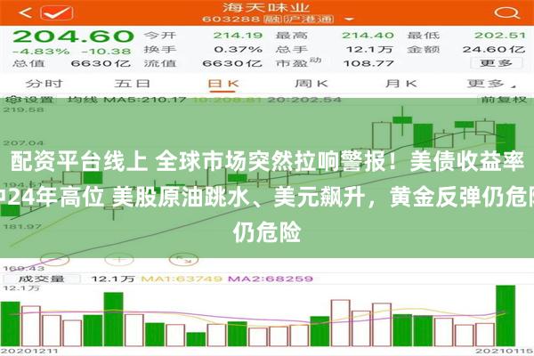 配资平台线上 全球市场突然拉响警报！美债收益率冲24年高位 美股原油跳水、美元飙升，黄金反弹仍危险